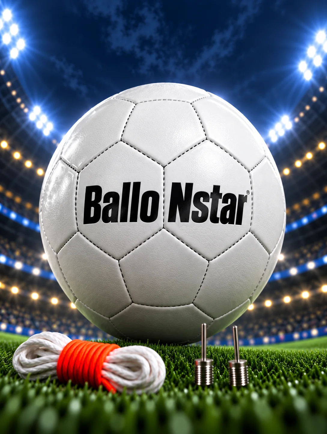⚽ Ballo Nstar Professional Match Ball — Size 5 ⚪⚫