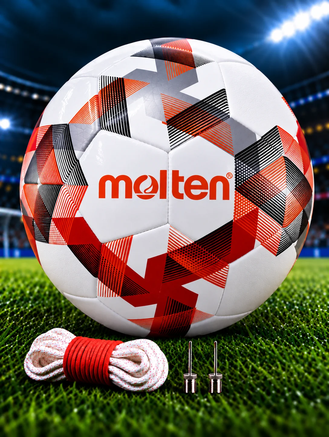 ⚽ Molten Professional Match Ball — Size 5 ⚪🔴⚫🩶