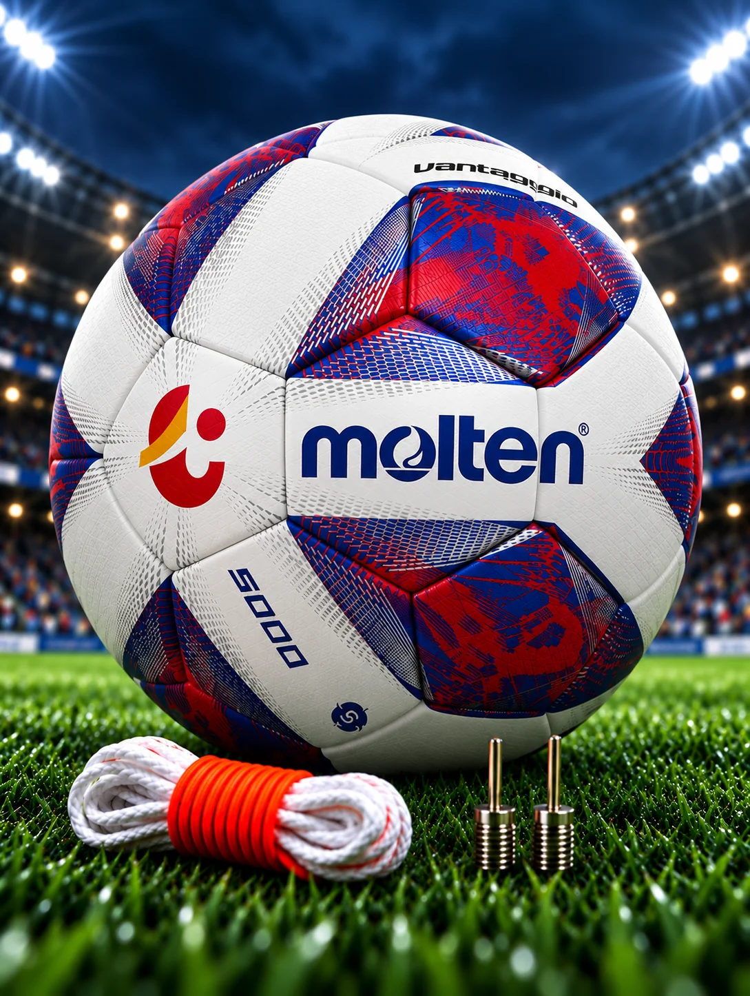 ⚽ Molten ANFP5000 Professional Match Ball — Size 5 ⚪🔴🔵