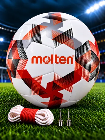 ⚽ Molten Professional Match Ball — Size 5 ⚪🔴⚫🩶