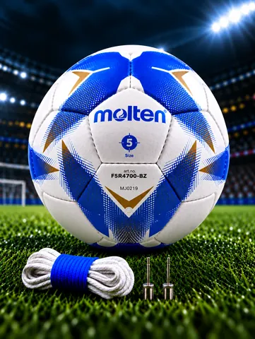 ⚽ Molten F5R4700-BZ Match Ball — Size 5 ⚪🔵🟡