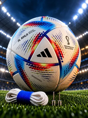 ⚽ Size 5 — Adidas Al Rihla FIFA Pro World Cup Qatar 2022 Match Ball⚪🔵🔴🟡
