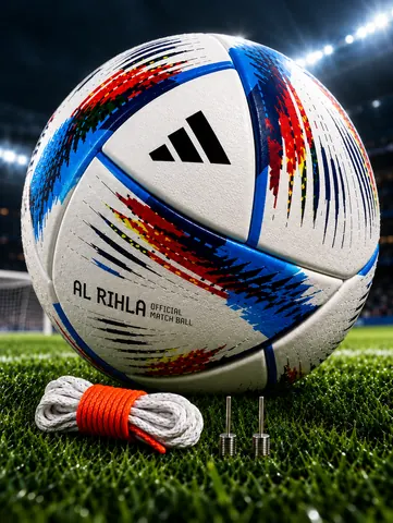 ⚽ Adidas Al Rihla League FIFA World Cup Qatar 2022 Match Ball — Size 5 ⚪🔵🔴🟡