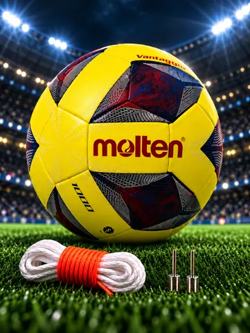 ⚽ Molten 1000 Advantage F5A Futbol To‘pi — Professional Match Ball, O‘lcham 5 🟡🔴🔵⚫⚪