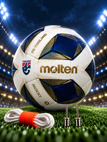 ⚽ Molten F4A5000 FA Thailand Professional Match Ball — Size 5 ⚪🔵🟡