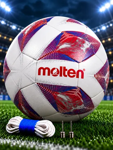 ⚽ Molten  Match Ball — Size 5 ⚪🔴🔵