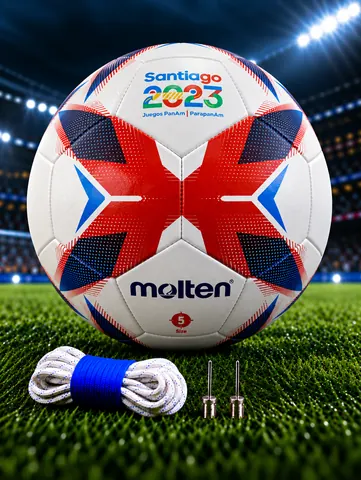 ⚽ Molten Santiago 2023 Futbol To‘pi — Professional Match Ball, O‘lcham 5 ⚪🔴🔵