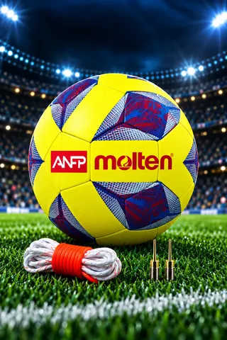 ⚽ Molten ANFP1000 Youth Match Ball — Size 4 🟡🔴🔵⚪